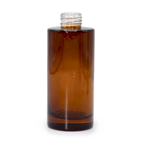 6x Bouteille de diffuseur de parfum 200ml haute (col 28mm) - Ambre