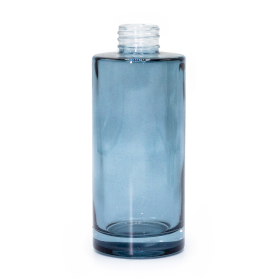 6x Bouteille de diffuseur de parfum 200ml haute (col 28mm) - Bleu fumé