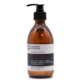 4x Huile de Massage et Bain Aromathérapie - Sensuelle