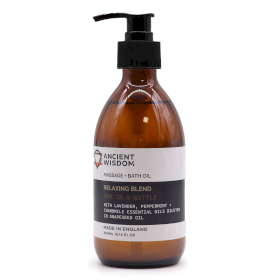 4x Huile de Massage et Bain Aromathérapie - Relaxante