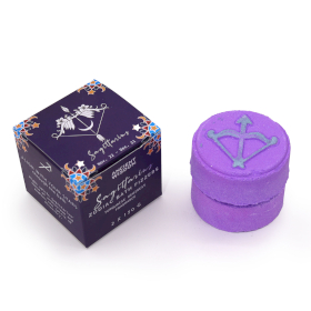 3x Ensemble de Boules de Bain du Zodiaque avec Horoscope - Sagittaire