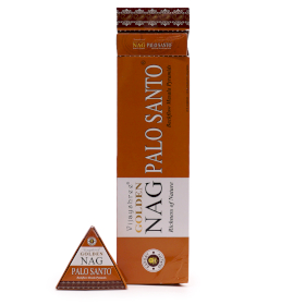 12x Cône d\'Encens à flux inversé - Palo Santo 42g Jumbo Golden Nag