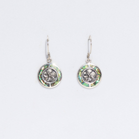 Boucles d’oreilles Coquillage & Argent - Frangipanier - Abalone