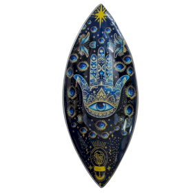 Encensoir émaillé – Aluminium – Hamsa bleue
