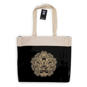 Grand sac cabas délavé chocolat – Hamsa Liberté