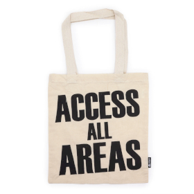 10x Sac en tissu Iconic Tote Bag - ACCÈS TOUTES ZONES - Coton naturel