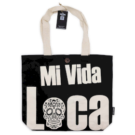 Sac en tissu Iconic Tote Bag - Ma Vie Folle - Noir coton naturel