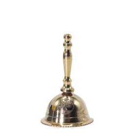 6x Petite Clochette d’Autel en Laiton – Arbre de Vie