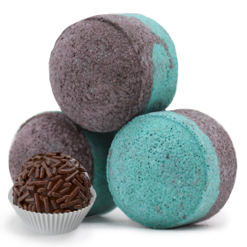 Boîte 1,3 kg - mini boules de bain de Dubai - Truffe Émeraude