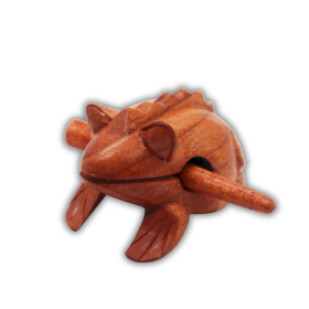 Petite Grenouille en Bois qui Coasse