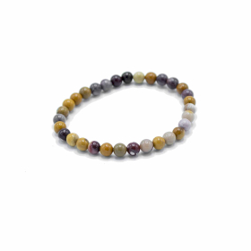 4x Bracelet de Manifestation en Gemmes - Mookaite Rare - Sagesse