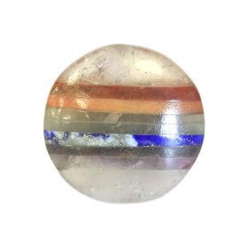 Pierres de paume en cristal Chakra – 45 mm