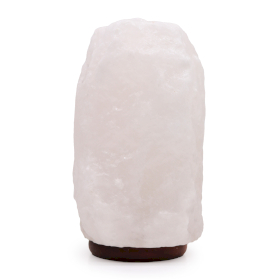 Lampe en Sel de l\'Himalaya - Cristal de Roche - Avec Base 8-10kg