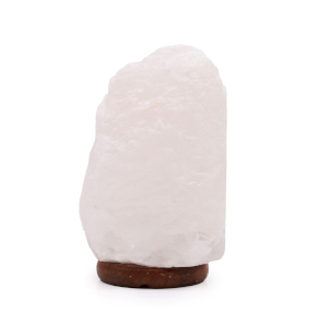 Lampe en Sel de l\'Himalaya - Cristal de Roche - Avec Base 3-5kg