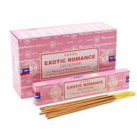 12x Encens SATYA 15g - Romance Exotique