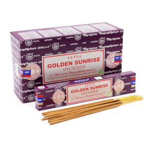 12x Encens SATYA 15g - Lever de Soleil Doré