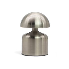 Lampe Tactile - Champignon Dôme Argenté - USB (C) - Rechargeable (400 W)