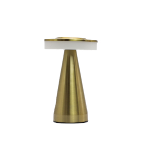 Lampe Tactile - Tige Haute Cuivrée - USB (C) - Rechargeable (400 W)