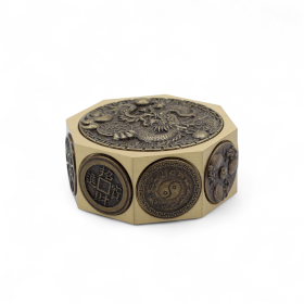 Feng Shui Fortune - Chat Porte-Bonheur et Dragon - Protection et Prospérité