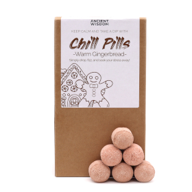 Mini Boules de Bain Chill Pills Set Cadeau  – Pain d’Épices Chaud
