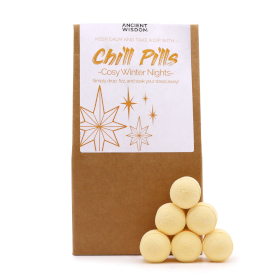 Mini Boules de Bain Chill Pills Set Cadeau – Soirées d’Hiver Cosy