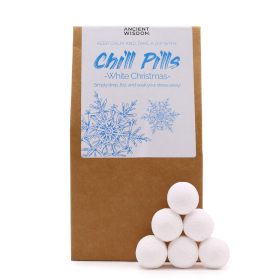 Mini Boules de Bain Chill Pills Set Cadeau  – Noël Blanc