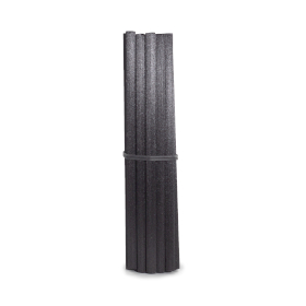 Bâtonnets fibre épaisse noirs - 8mm x 18cm Lot - (env. 20)