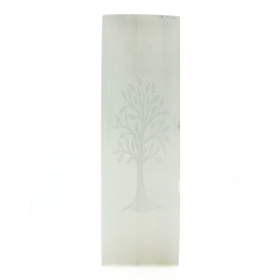 Lampe Bloc Sélénite 25cm - Arbre
