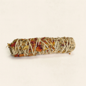 2x Fagot de Sauge Banjara – Sauge de l’Himalaya, Pois Bleu, Rose, Tesu, Jasmin, Camomille