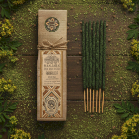 8x Résine rituelle sur bâton - Arruda