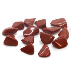 24x Pierre polie M – Jaspe Rouge