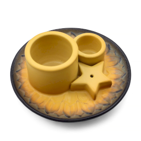 Support Palo Santo & Fumigation – Mandala Sable & Gris