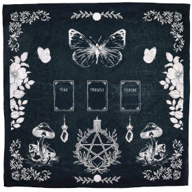 Tapis de Tirage tarot – Sorcière (75x75 cm)