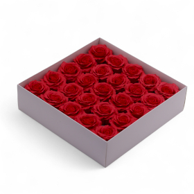 25x Fleur de Savon - Rose Romantique - Rouge