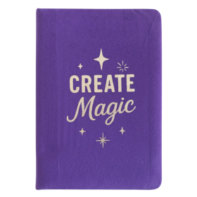 Carnet en velours Violet 