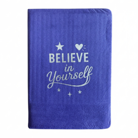 Carnet en velours Lavande 