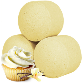 Minis boules de bain - Cupcake Vanille