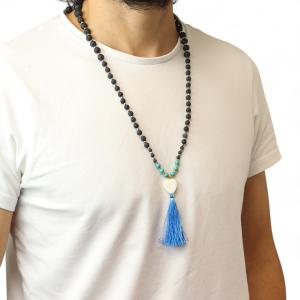 Colliers en Pierre Volcanique Naturelle – Artisanat et Bien-Être