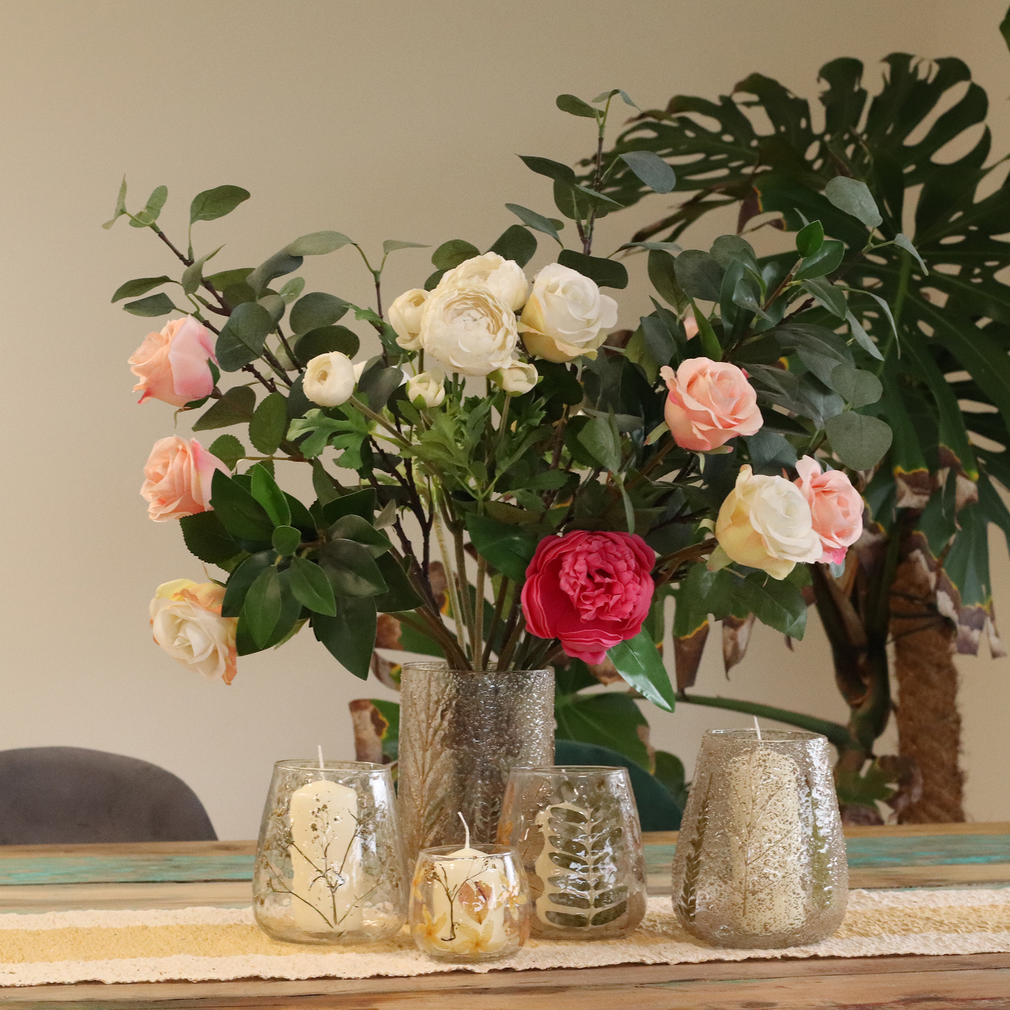 bougeoirs floraux artisanaux en vente grossiste