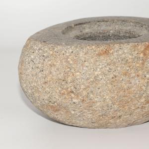 Pot d’ancrage en pierre de rivière naturelle 