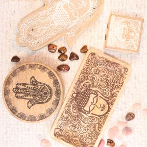 Grossiste Boîtes et Plateaux en Bois bouddha