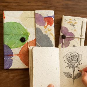 Carnets en Papier Lokta faits main Par Aw Artisan France