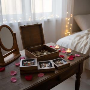 Boîtes et Plateaux en Bois hamsa