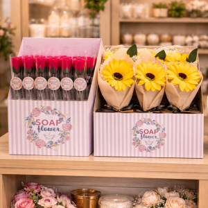 Fournisseur pro en fleurs de savon