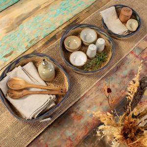 Vente en gros paniers Naturels en Jonc de Mer & Fibres Végétales