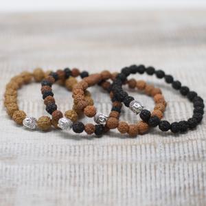 Fournisseur artisanal de bracelets bouddha en perle de bois