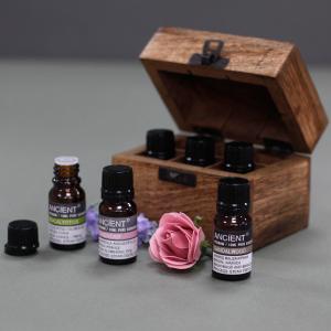 Vente en gros de boîte pour huiles essentielles en bois de manguier