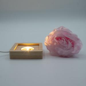 Fournisseur support LED USB en Bois pour Cristaux et Objets Déco