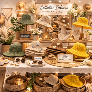AW Artisan France Grossiste Chapeaux en paille et accessoires