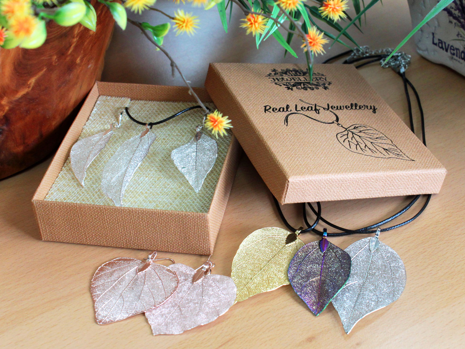 Véritables Feuilles en Bijoux - AWArtisan France